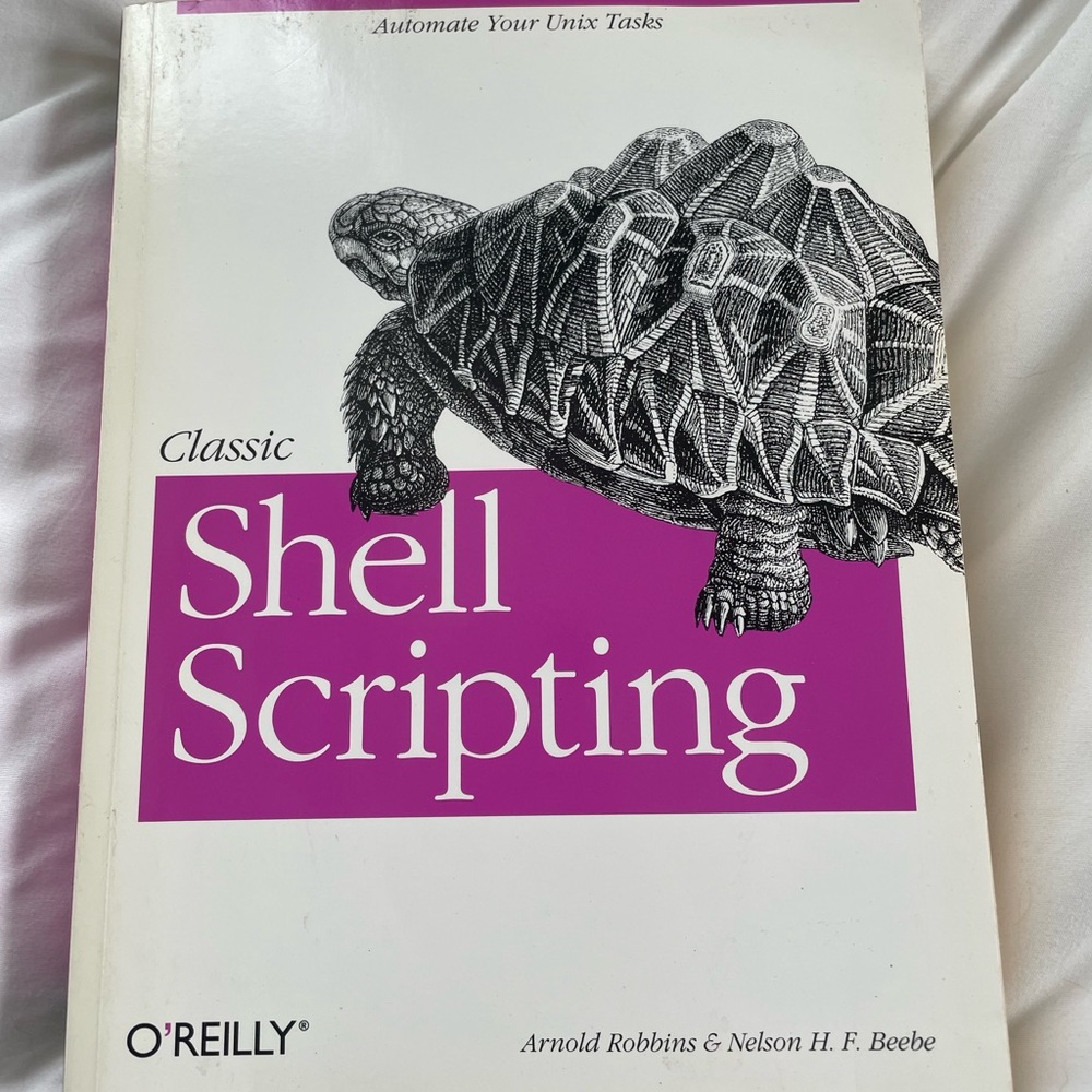 Classic Shell Scripting Book